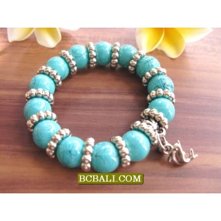 Beads Stone Bracelets Stretch Charms Package 